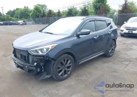 2017 Hyundai Santa Fe Sport 2.0T Ultimate z USA, uszkodzony, nr VIN 5XYZWDLAXHG486646